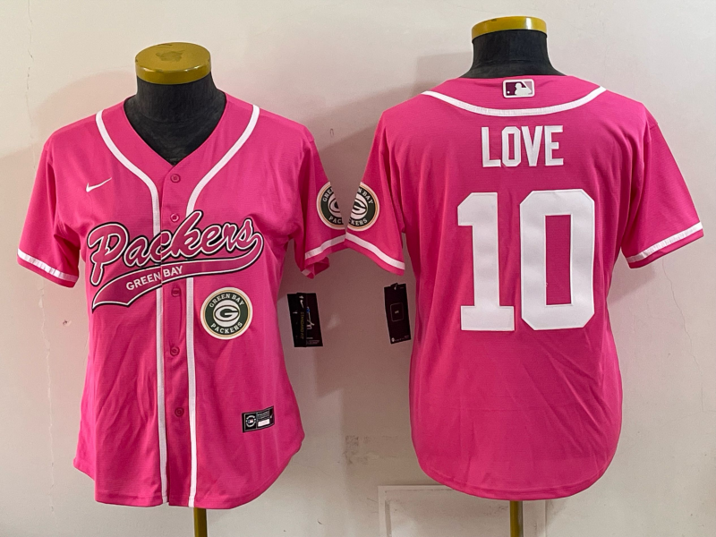 Youth Green Bay Packers #10 Love pink Nike Game 2026 NFL Jersey 092401->youth nfl jersey->Youth Jersey